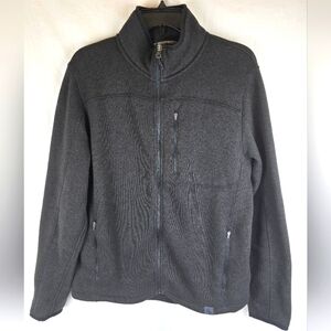 L.L.Bean Men's Gray Full Zip Fleece Jacket Sz M Reg